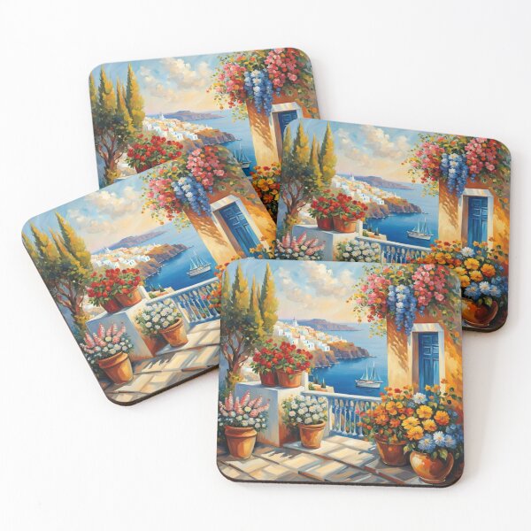 Item preview, Flowers in Santorini Collection by shs_kenya designed and sold by Shs-Kenya.