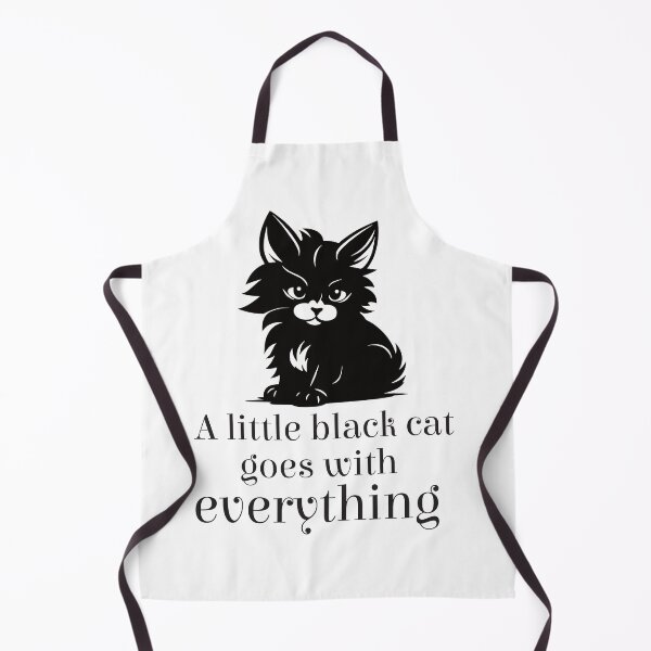 Item preview, A little black cat goes with everything - Version 2 - Black Text designed and sold by FaeryNuff.