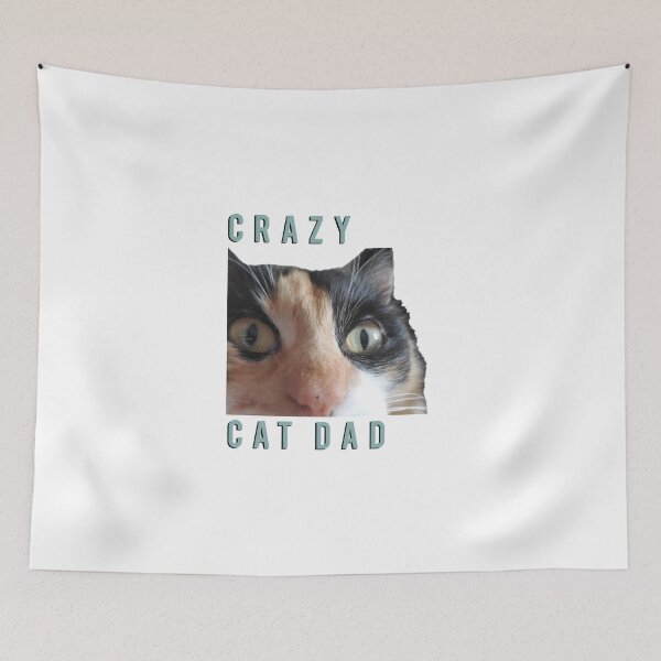 Item preview, Crazy Cat Dad designed and sold by Lyra-and-Neska.