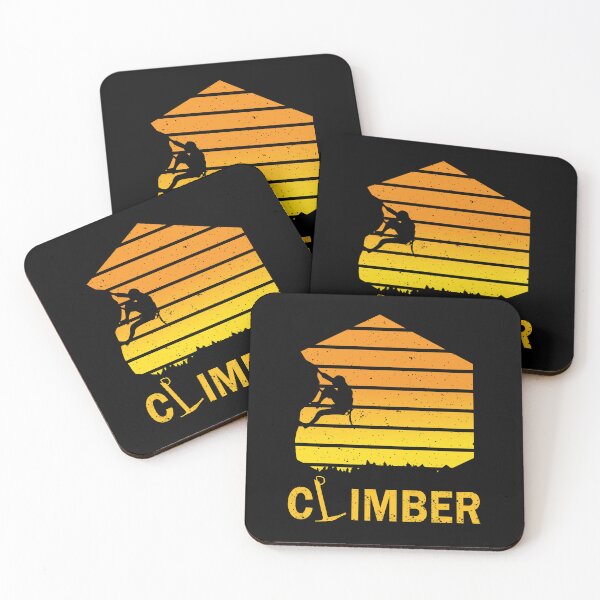 Item preview, Rock climbing retro free solo rockclimber mountain boulder vintage designed and sold by Alexaltay.