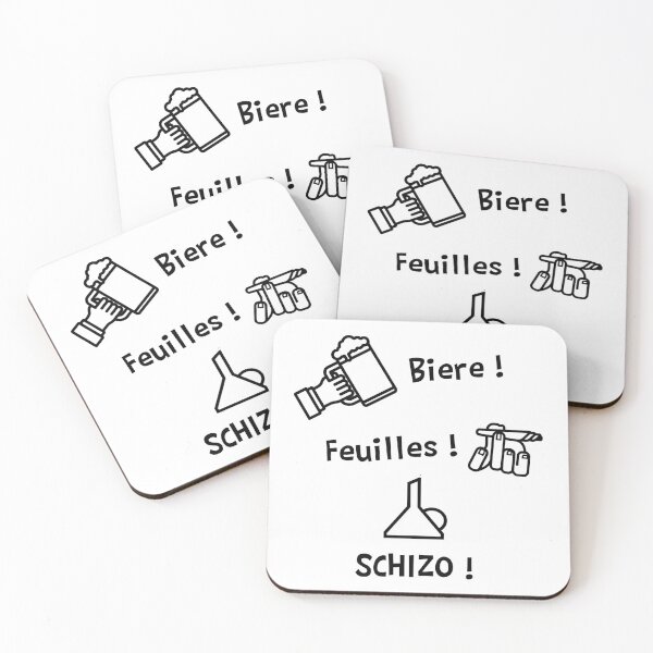 Item preview, BEER, LEAVES, SCHIZO! (rock, scissors, rag) designed and sold by francoisville.