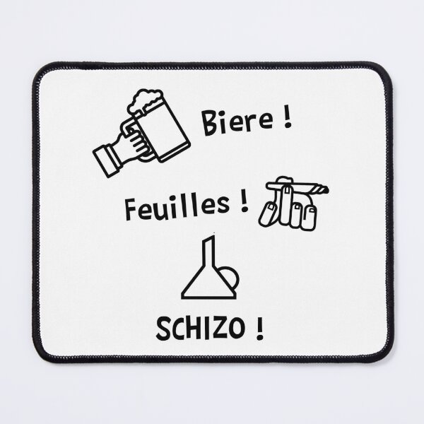 Item preview, BEER, LEAVES, SCHIZO! (rock, scissors, rag) designed and sold by francoisville.