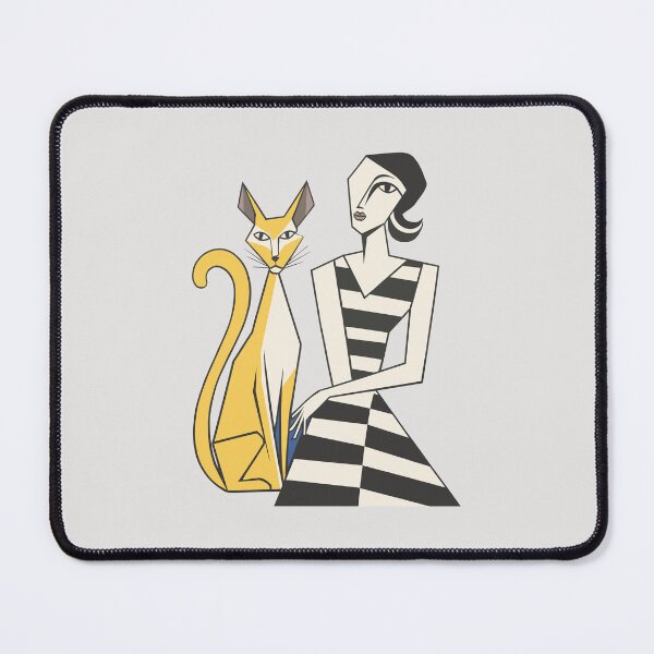 Item preview, Surreal Sphynx Cat and Skinny Girl Art designed and sold by paulo silveira.