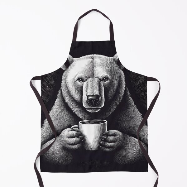 Item preview, Funny up all night Polar Bear drinking coffee designed and sold by Boxing Kangaroo Retail Company.