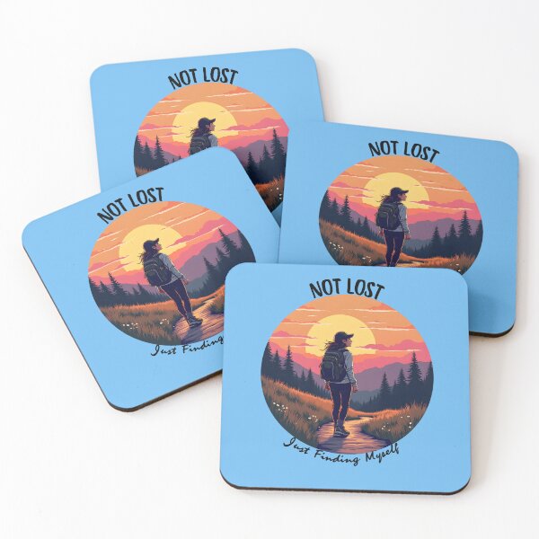 Item preview, Not Lost, Just Finding Myself - Hiking Women designed and sold by MSMPrintDesign.