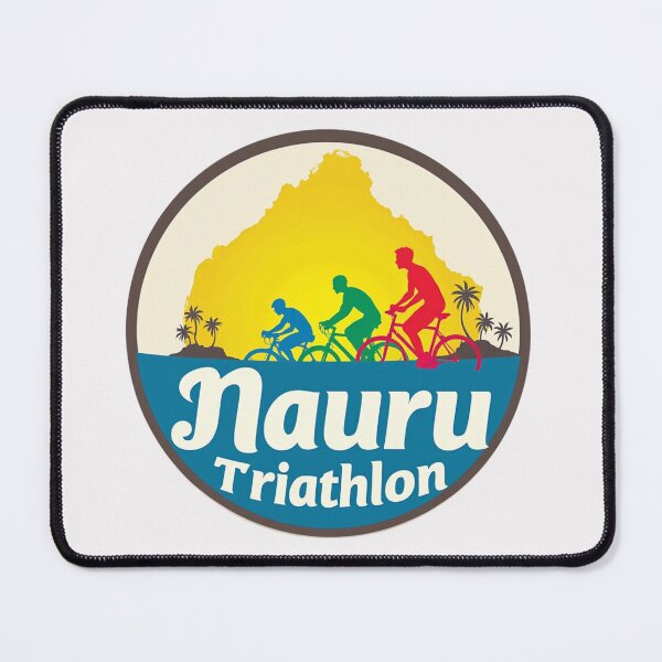 Item preview, Nauru Triathlon Spirit – Swim, Bike, Run Island Style designed and sold by Triathlongram.