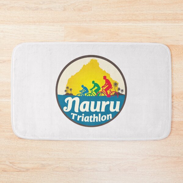 Item preview, Nauru Triathlon Spirit – Swim, Bike, Run Island Style designed and sold by Triathlongram.