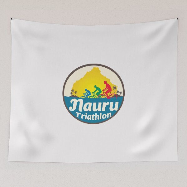 Item preview, Nauru Triathlon Spirit – Swim, Bike, Run Island Style designed and sold by Triathlongram.