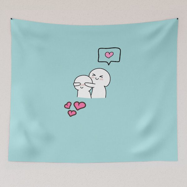 Item preview,  Adorable Duo: Valentine’s Day Heart-Themed T-Shirt designed and sold by ChitraWoman.