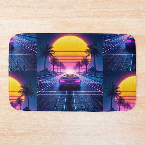 Item preview, Sunset Drive In Synthwave Style designed and sold by Unwind-Art-Work.