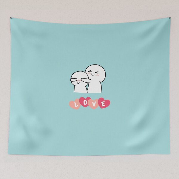 Item preview, Adorable Duo: Valentine’s Day Heart-Themed T-Shirt designed and sold by ChitraWoman.