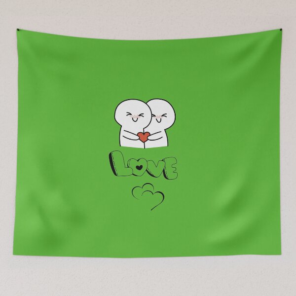 Item preview, Adorable Duo: Valentine’s Day Heart-Themed T-Shirt designed and sold by ChitraWoman.