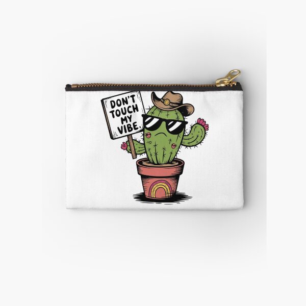 Item preview, Grumpy Cactus Sticker – Cute Desert Vibe Art designed and sold by LeeLoosii.