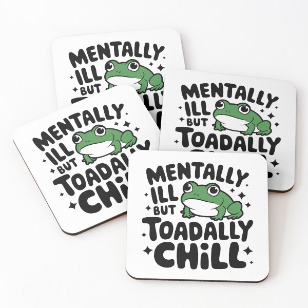 Item preview, ¡Enfermo mental pero muy tranquilo! Lindo juego de palabras con sapo designed and sold by PMCreative.