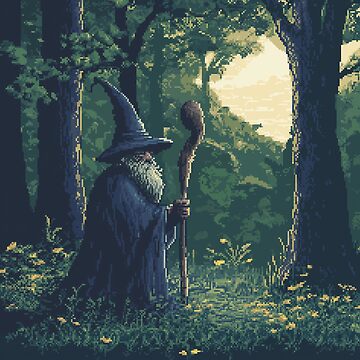 Artwork thumbnail, Wizard 8bit by Rtymer