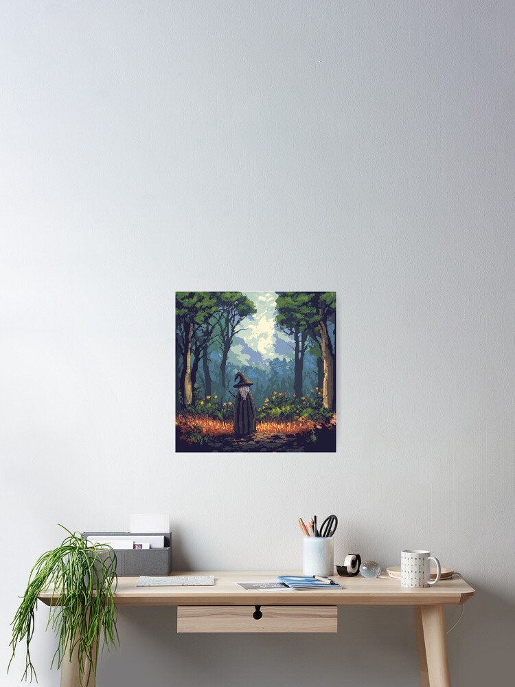 Thumbnail 2 of 3, Poster, Wizard 8bit designed and sold by Rtymer.
