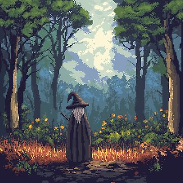 Artwork thumbnail, Wizard 8bit by Rtymer