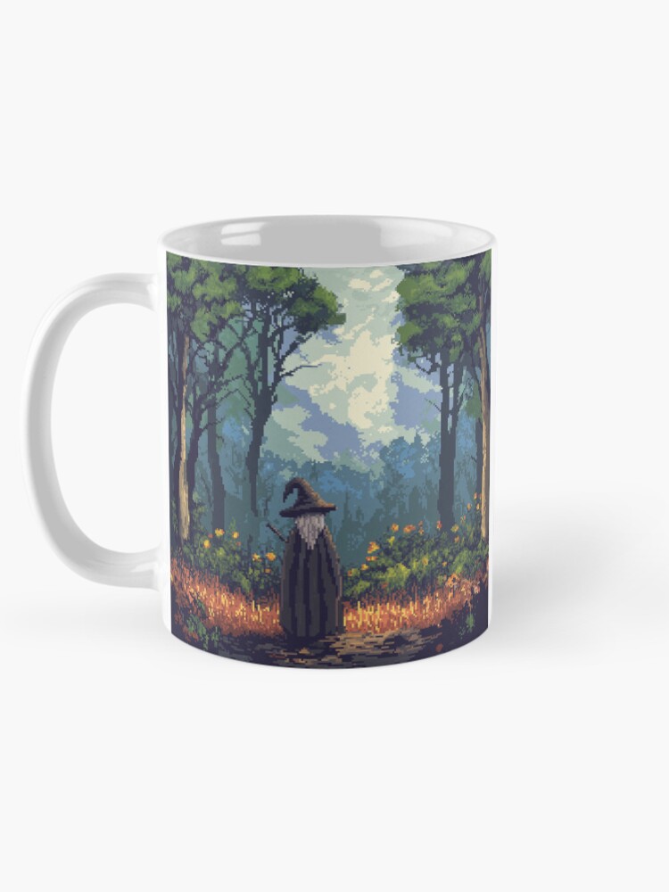 Thumbnail 5 of 6, Coffee Mug, Wizard 8bit designed and sold by Rtymer.