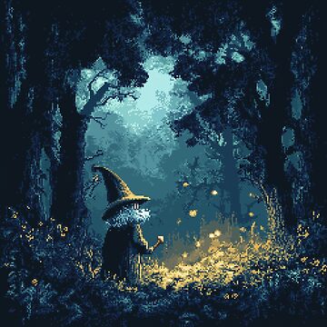 Artwork thumbnail, Wizard 8bit by Rtymer