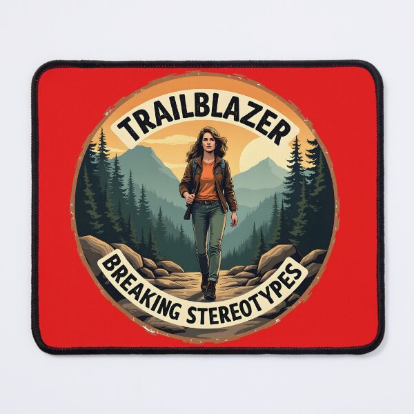 Item preview, Trailblazer: Breaking Stereotypes - Hiking Women designed and sold by MSMPrintDesign.