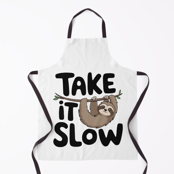 Item preview, Take It Slow! Cute Sloth Pun designed and sold by PMCreative.