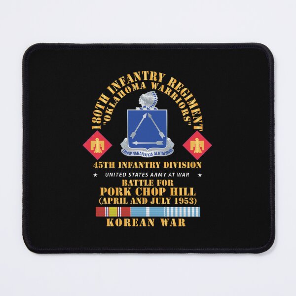 Item preview, 180th Infantry Regiment - 45th ID - Battle Pork Chop Hill, Korean War X 300 designed and sold by Military Insignia Products.