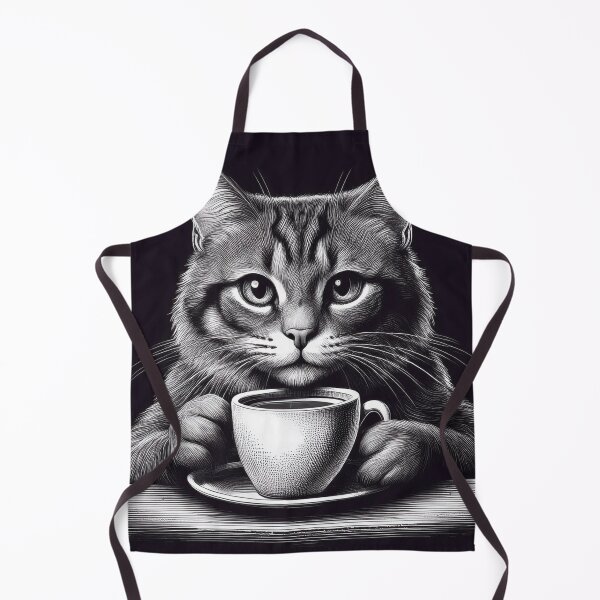 Item preview, Funny up all night Cat drinking coffee designed and sold by Boxing Kangaroo Retail Company.