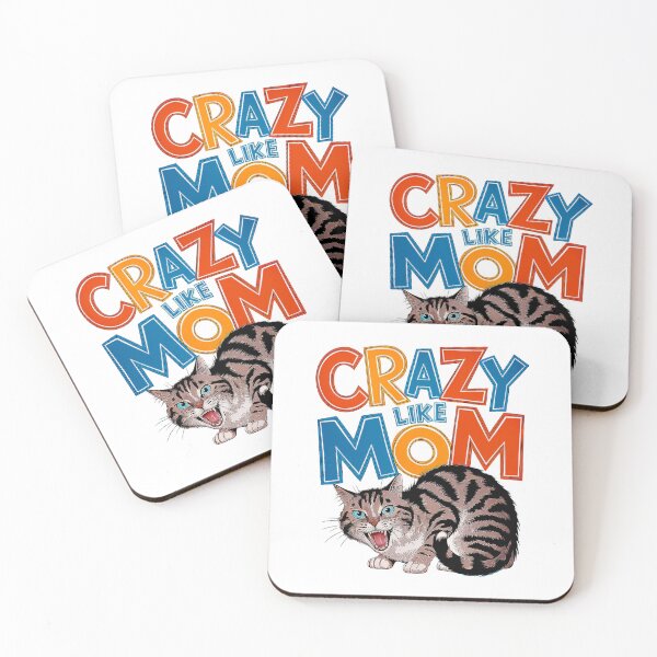 Item preview, Crazy Like Mom Funny Cat Lovers Cat Day designed and sold by Amanda's Factory.