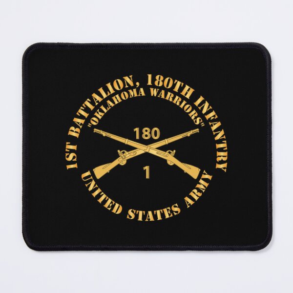 Item preview, 1st Battalion 180th Infantry Branch - Oklahoma Warriors - US Army X 300 designed and sold by Military Insignia Products.