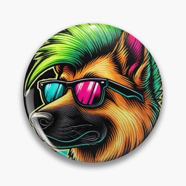 Item preview, Punk German Shepherd: Strength with Style designed and sold by JessFranco.