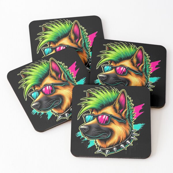 Item preview, Punk German Shepherd: Strength with Style designed and sold by JessFranco.