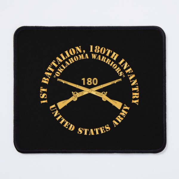 Item preview, 180th Infantry Regiment Branch - Oklahoma Warriors - US Army X 300 designed and sold by Military Insignia Products.