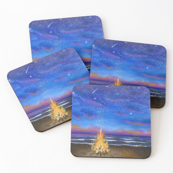 Item preview, beach fire designed and sold by Charlearts.