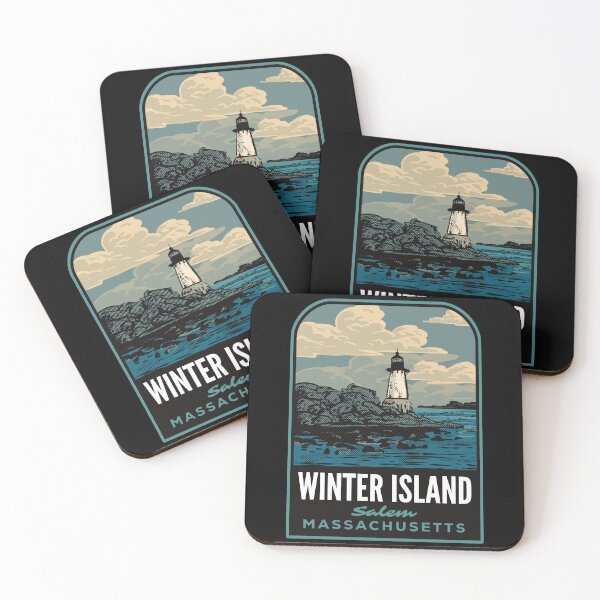 Item preview, Winter Island Salem Massachusetts Retro designed and sold by HalpinDesign.