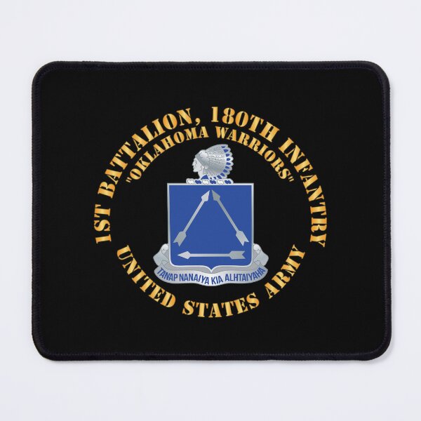 Item preview, 180th Infantry Regiment DUI- Oklahoma Warriors - US Army X 300 designed and sold by Military Insignia Products.