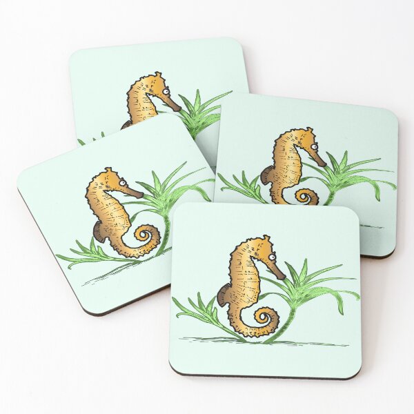 Item preview, Golden Seahorse designed and sold by pawsinprofile.