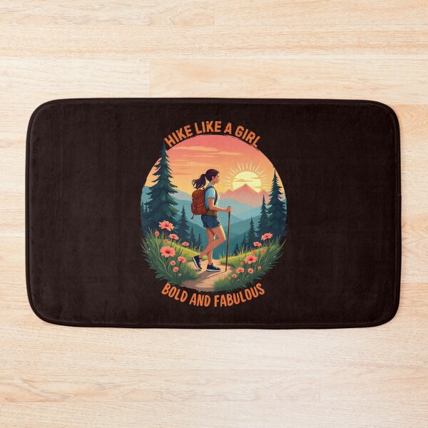 Item preview, Hike Like a Girl Bold and Fabulous - Hiking Women designed and sold by MSMPrintDesign.