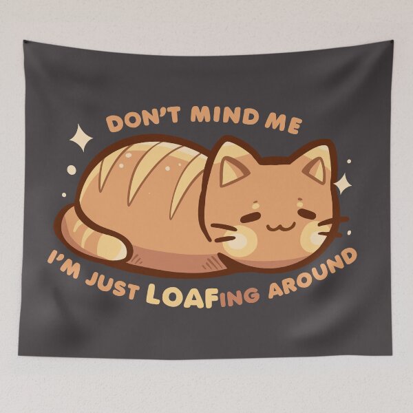 Item preview, LOAFing Around Cat designed and sold by TechraNova.