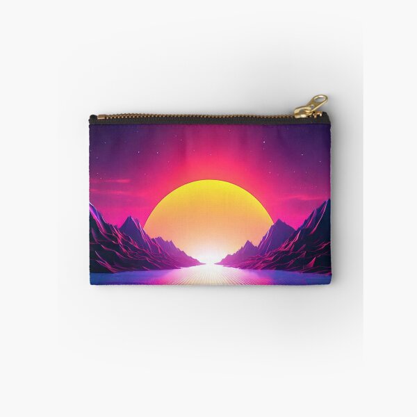 Item preview, Digital Horizon In Synthwave Style designed and sold by Unwind-Art-Work.