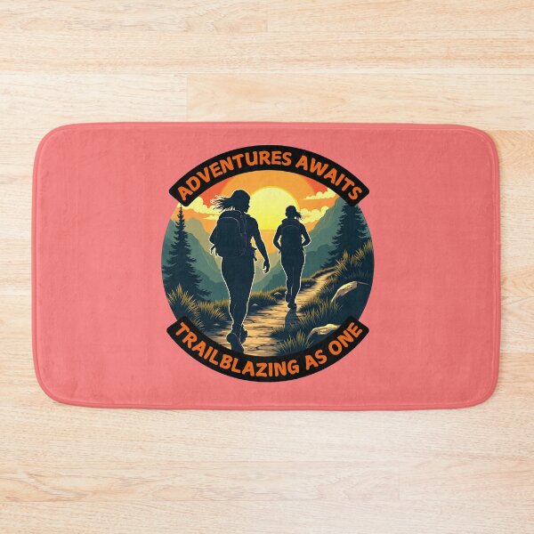 Item preview, Adventures Awaits Trailblazing as One - Hiking Women designed and sold by MSMPrintDesign.