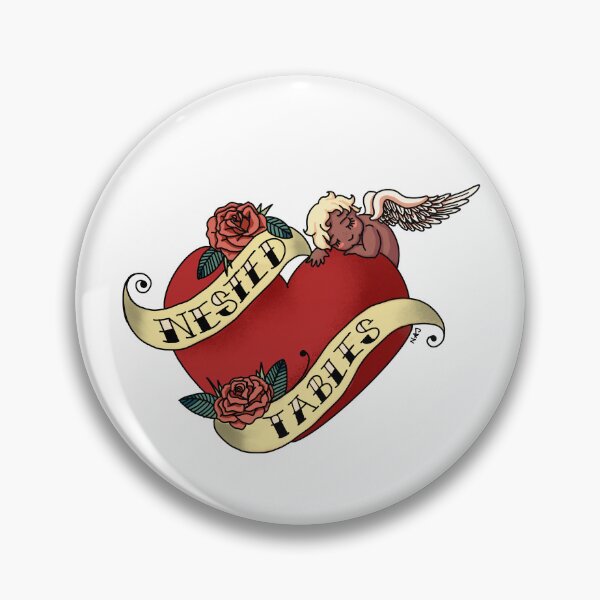Item preview, Nested Tables Tattoo Design designed and sold by najmahsalam.