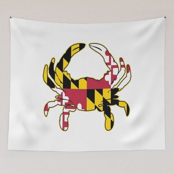 Item preview, Maryland Flag Crab: Bold State Pride designed and sold by youngcarta86.