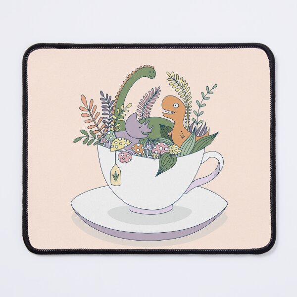 Item preview, Cup full of dinosaurs - cute Dino illustration by Cecca Designs designed and sold by Cecca-Designs.