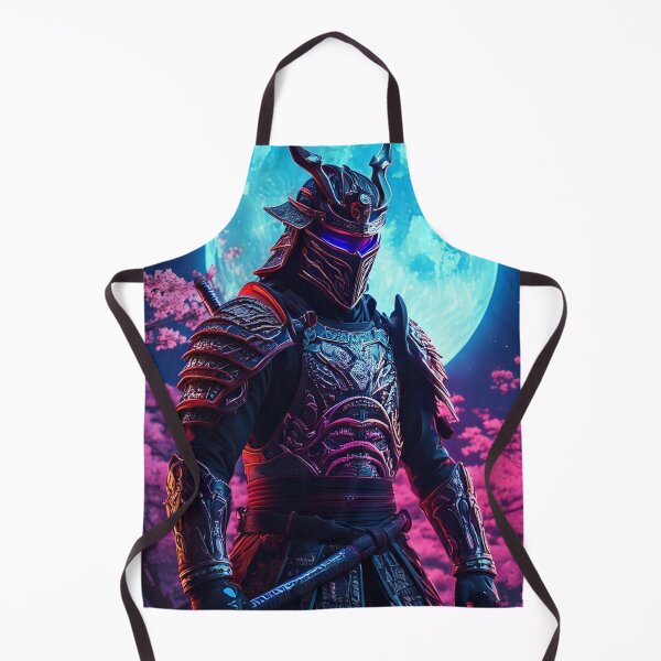 Item preview, Synthwave Samurai designed and sold by Unwind-Art-Work.