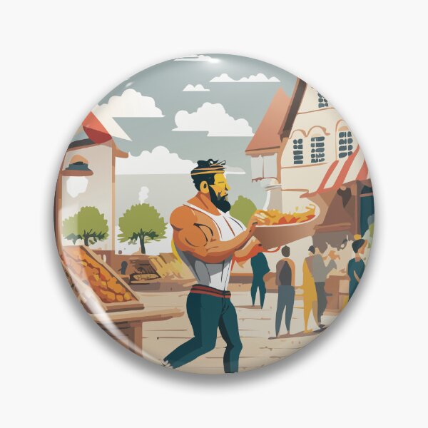 Item preview, "O Herói do Mercado: Fuerza y Nutrición" designed and sold by Rodrigo-Amorim.