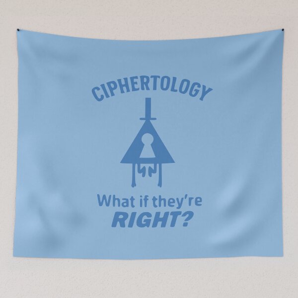 Item preview, Ciphertology Art |  gravity falls Inspired | Wall Art Home 90s Decor | HECKINFAROUT  designed and sold by Two Otters Co.