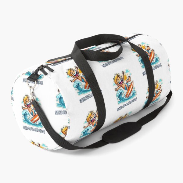 Item preview, "Vibrant Skimboarding Cartoon: Summer Fun on the Waves designed and sold by Psycho-Crazy.