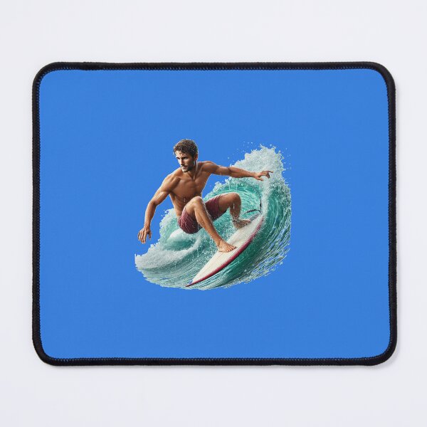 Item preview, Super Surfer Riding a Wave designed and sold by WackyJacks.