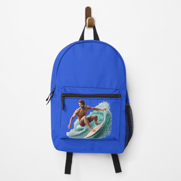Item preview, Super Surfer Riding a Wave designed and sold by WackyJacks.