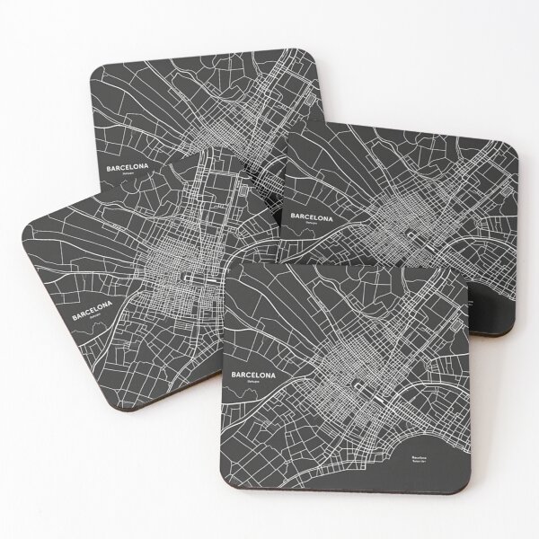 Item preview, Minimalist Barcelona Map designed and sold by SignumShop.